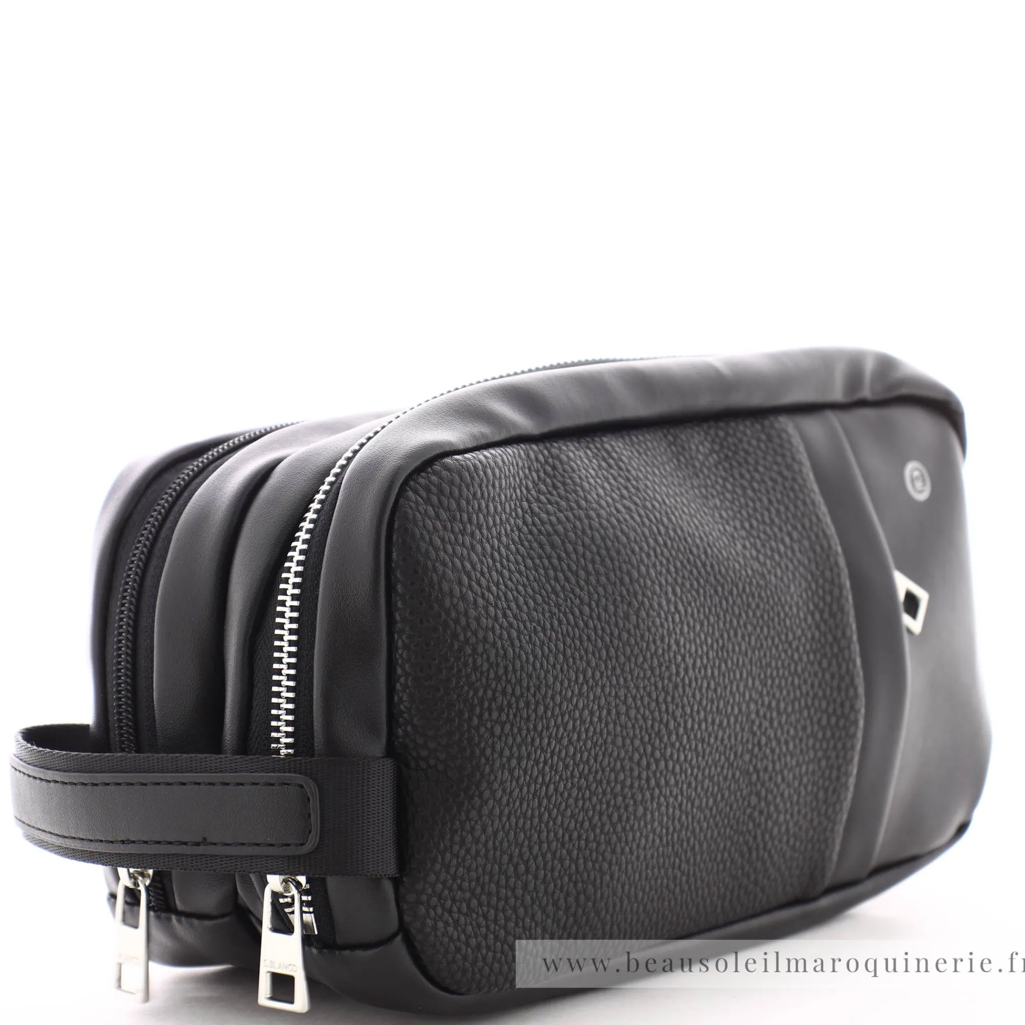 Serge Blanco Trousses De Toilette*Trousse de toilette double San Jose Noir