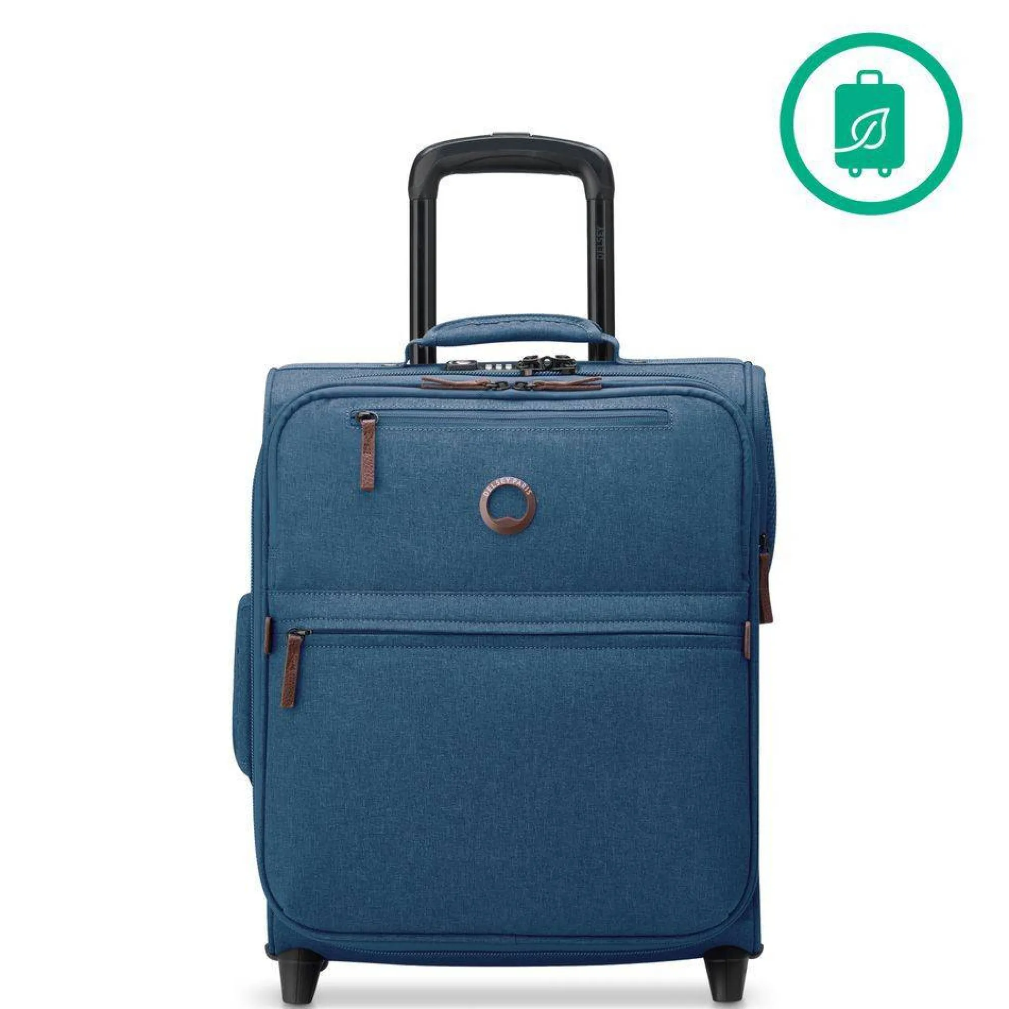 Delsey Valises 2 Roues*Valise cabine 45cm Maubert 2 roues Bleu