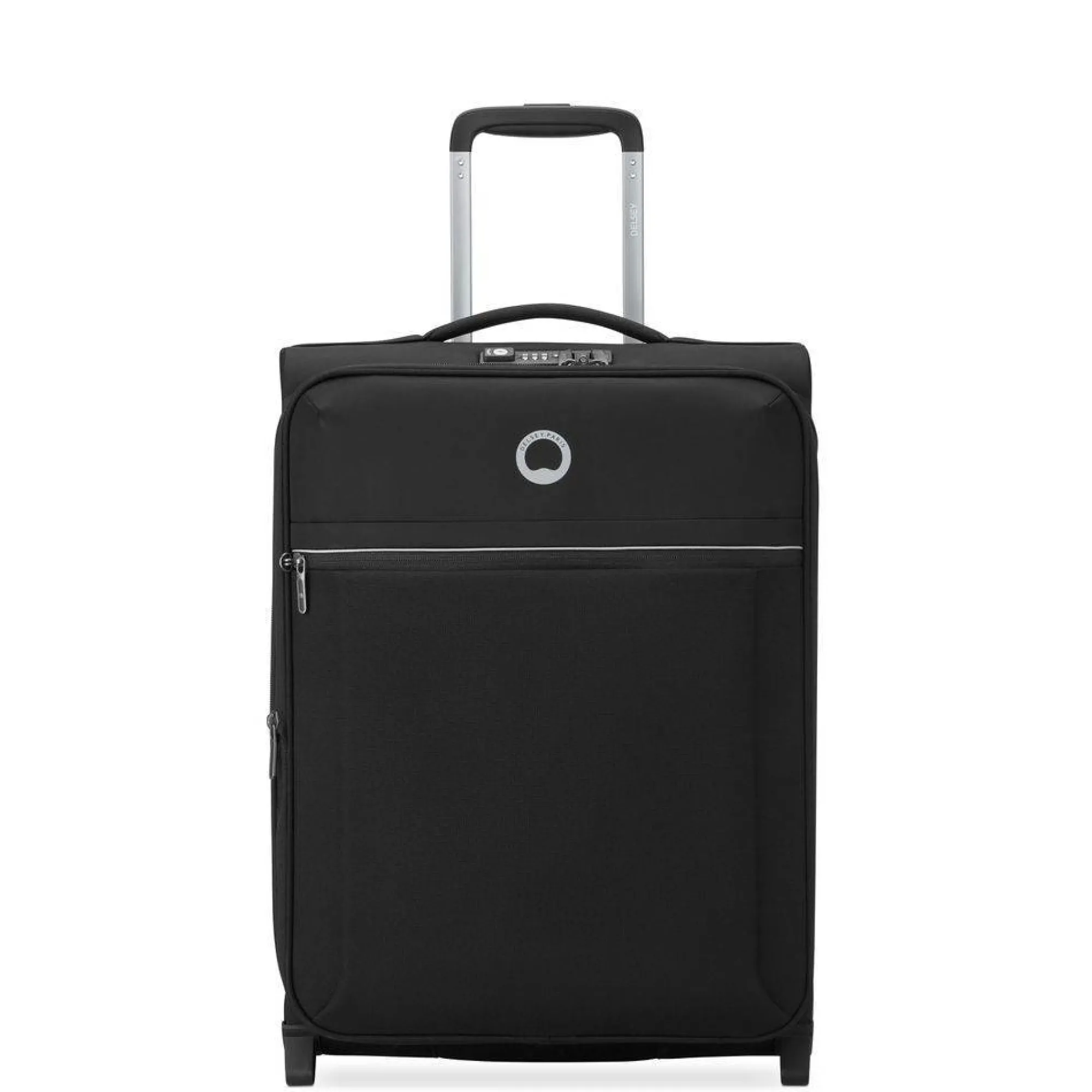 Delsey Valises 2 Roues*Valise cabine 55cm slim extensible Brochant Noir